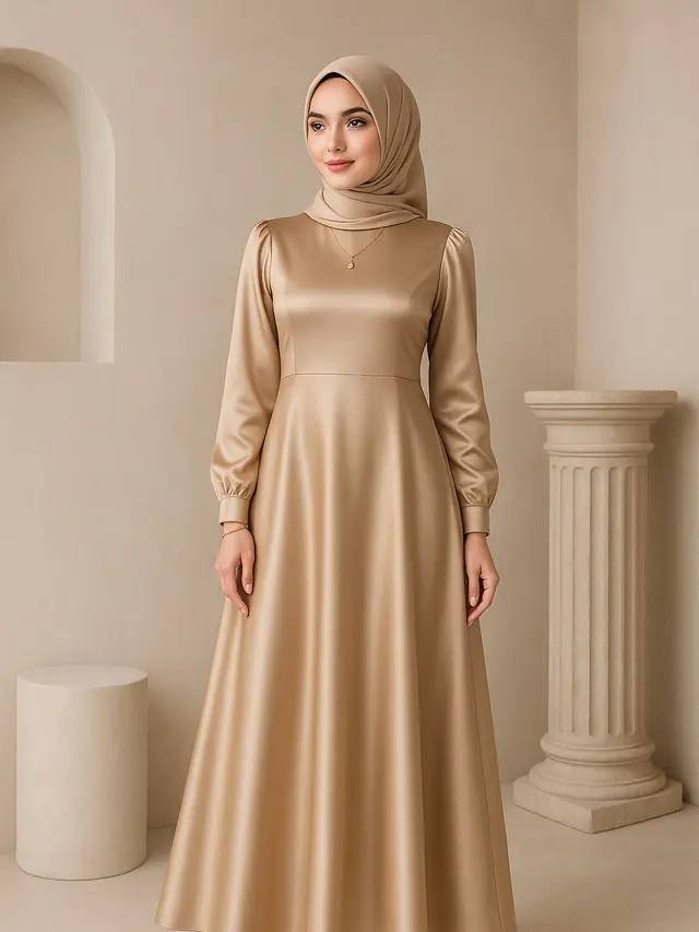 Model Gamis Modern untuk Wanita Usia 20–40 Tahun