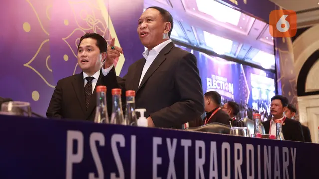 Erick Thohir Terpilih sebagai Ketua Umum PSSI dalam KLB PSSI 2023