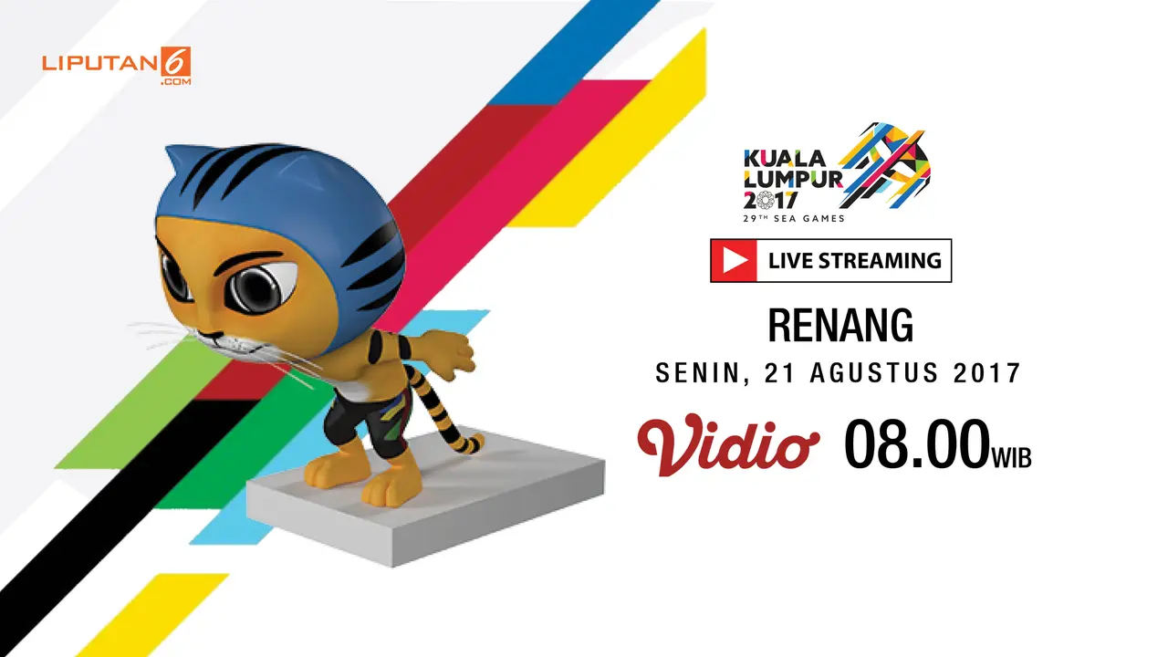 Banner Livestreaming Renang Games 2017