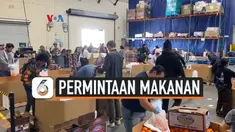 Berbagai badan amal AS memberi bantuan makanan bagi warga yang terpaksa tinggal di rumah akibat virus korona. Salah satunya adalah bank pangan di Los Angeles yang harus berjuang memenuhi naiknya permintaan dari warga yang kehilangan pekerjaan. Beriku...