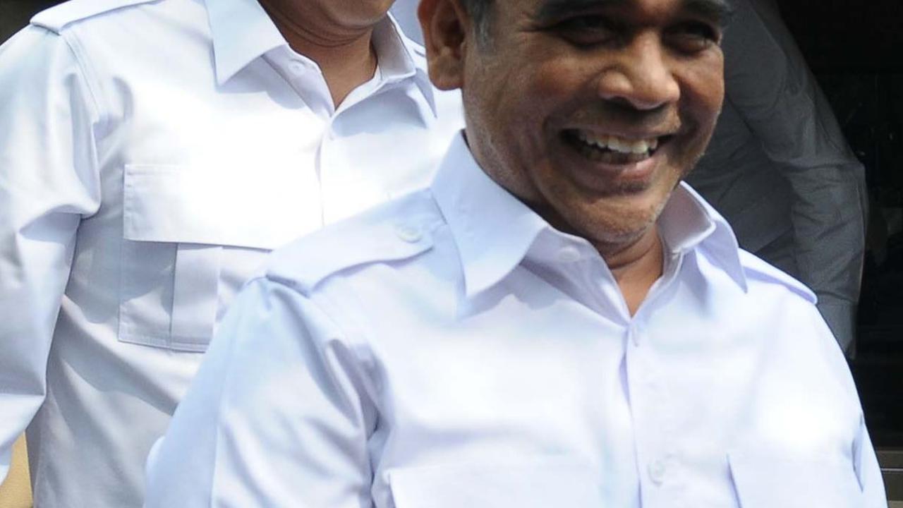 Muzani hadir bersama Wakil Ketua Umum (Waketum) Partai Gerindra Sugiono dan Anggota Dewan Pembina Partai Gerindra Andre Rosiade.