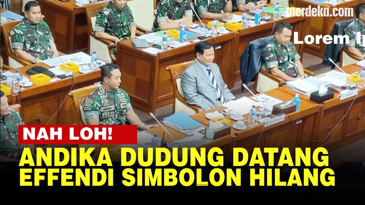 VIDEO: Andika Dudung Kompak Sambangi Komisi I, Effendi Simbolon 'Hilang