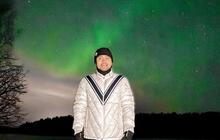 Foto-foto Keseruan Gilang Widhia 'Juragan 99' dan Shandy Purnamasari Berburu Aurora di Finlandia, Keindahannya Bikin Takjub!
