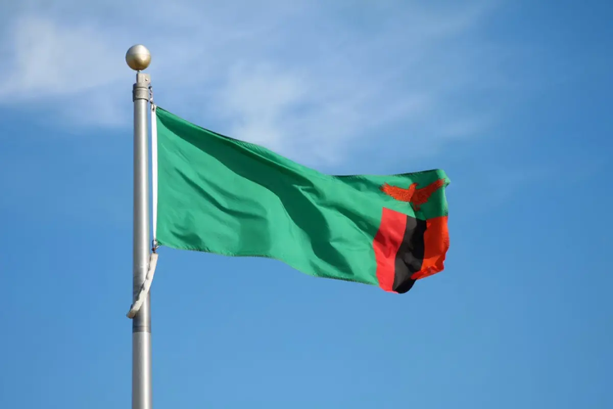Bendera nasional negara Zambia (AP)