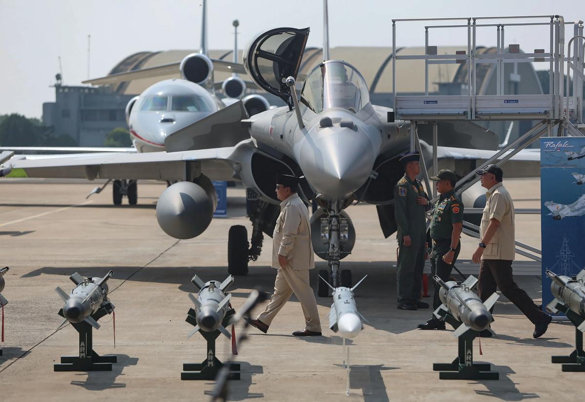 FOTO: Prabowo Serahkan Rafale dan Rudal Meteor untuk Perkuat Pertahanan Udara