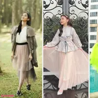 Melihat inspirasi outfit rok tutu untuk kondangan dari Keisya Levronka hingga Nia Ramadhani (instagram/keisyalevronka-zaskiasungkar15-ramadhaniabakrie)