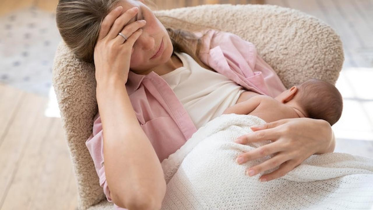 Ilustrasi baby blues syndrome