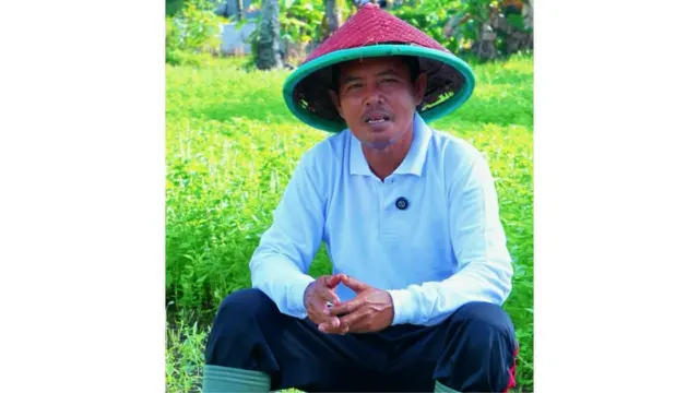 Edi Purwanto, petani asal Kota Balikpapan (Foto: Instagram @bankbri_id)