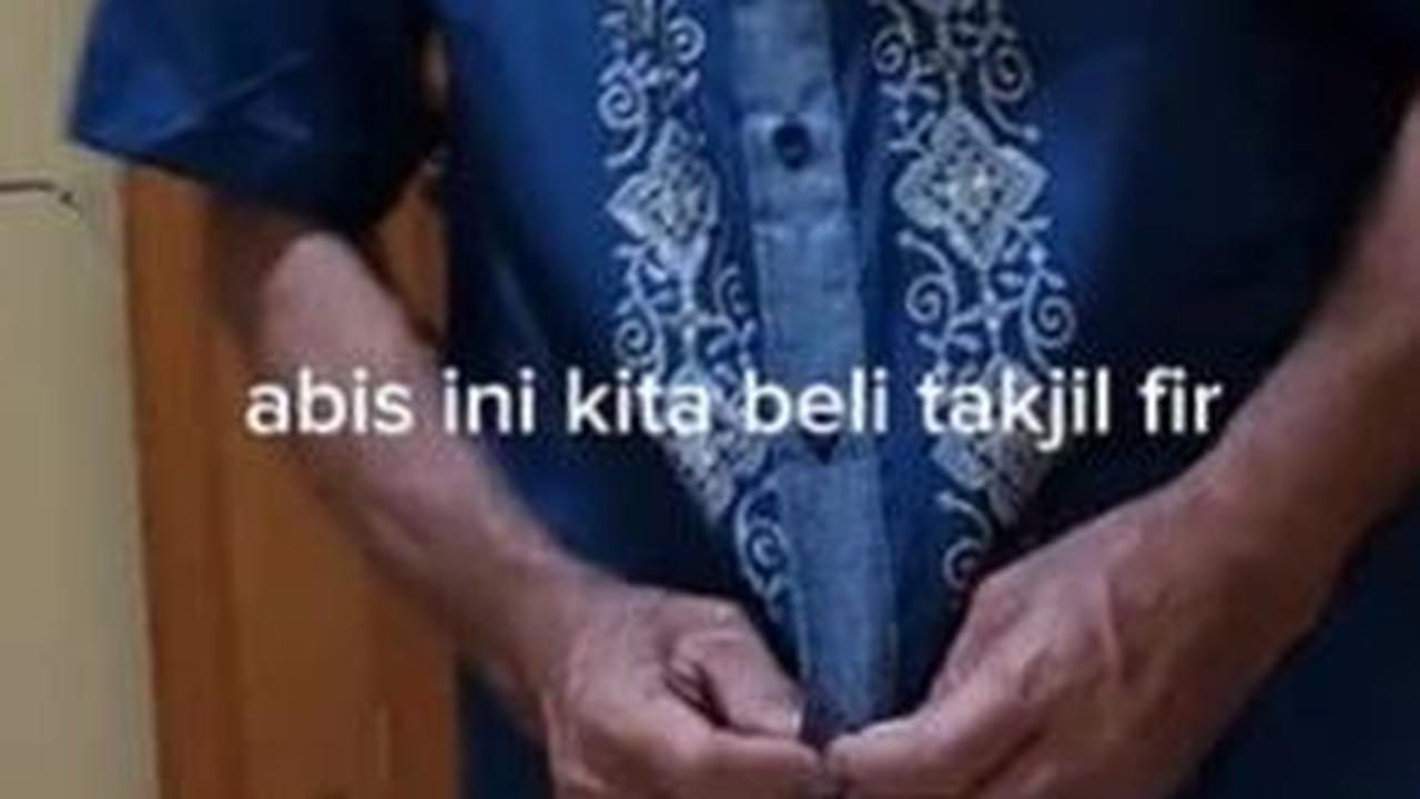 Tak Hanya Ikut Berburu Takjil, Momen Bapak-bapak Beragama Katolik Borong Baju Koko Ini Curi Perhatian Warganet