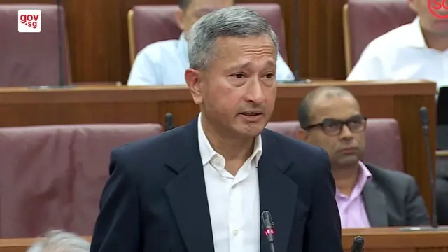 Menlu Singapura Vivian Balakrishna.