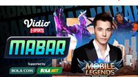 Live streaming mabar Mobile Legends, Senin (22/2/2021) pukul 19.00 WIB dapat disaksikan melalui platform Vidio, laman Bola.com, dan Bola.net. (Dok. Vidio)