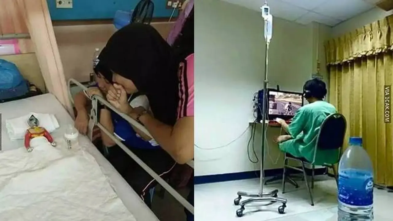 Bikin Susah, Ini 10 Potret Nyeleneh Orang saat Jenguk Teman di Rumah Sakit