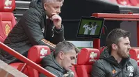 Manajer MU, Ole Gunnar Solskjaer (Carl Recine/Pool via AP)