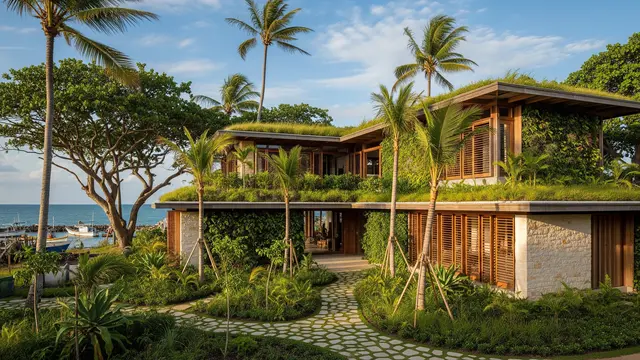 Desain Rumah Anti Gerah untuk Daerah Dekat Pantai/Gemini AI