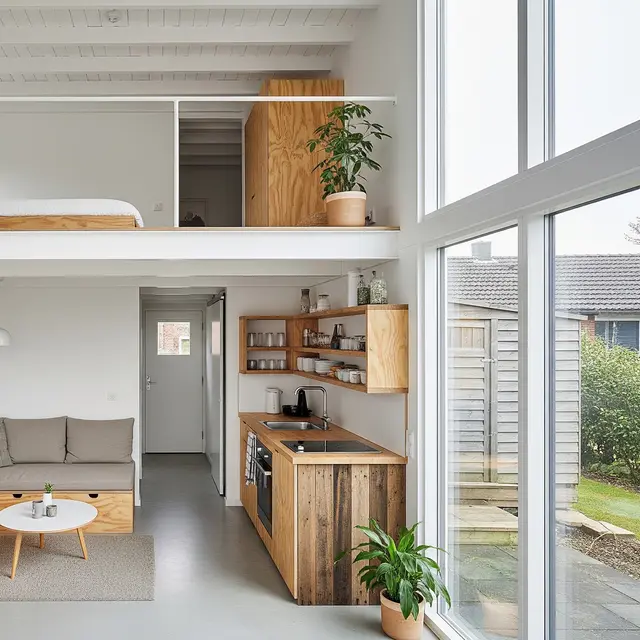 Gambar Rumah Mezzanine Murah tapi Cantik (Gemini AI)