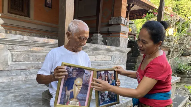 Sisi lain Piala Presiden 2026, cerita pemahat trofi Piala Presiden, Ida Bagus Ketut Lasem