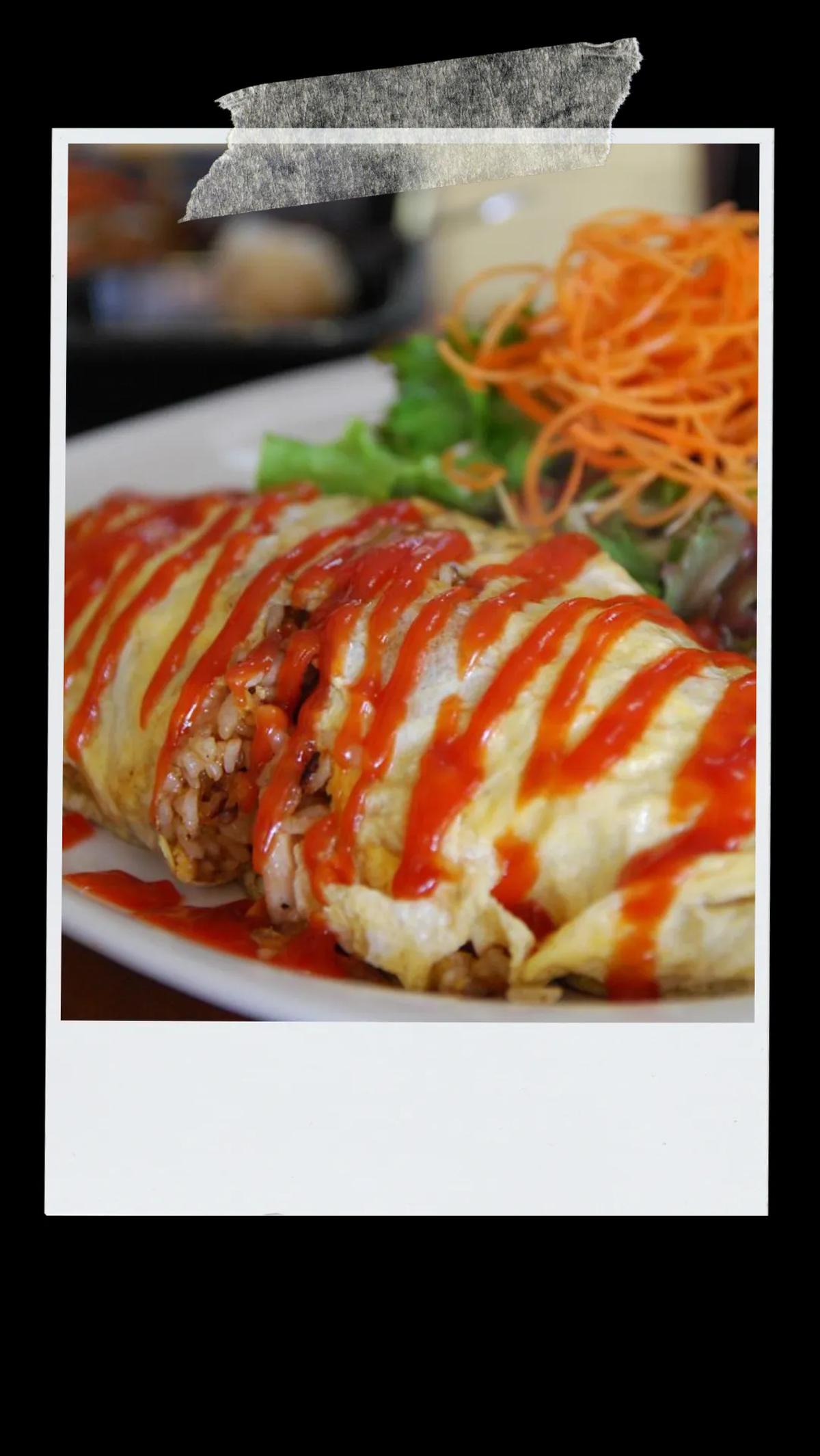 16. Resep Omurice (Omelette Rice)