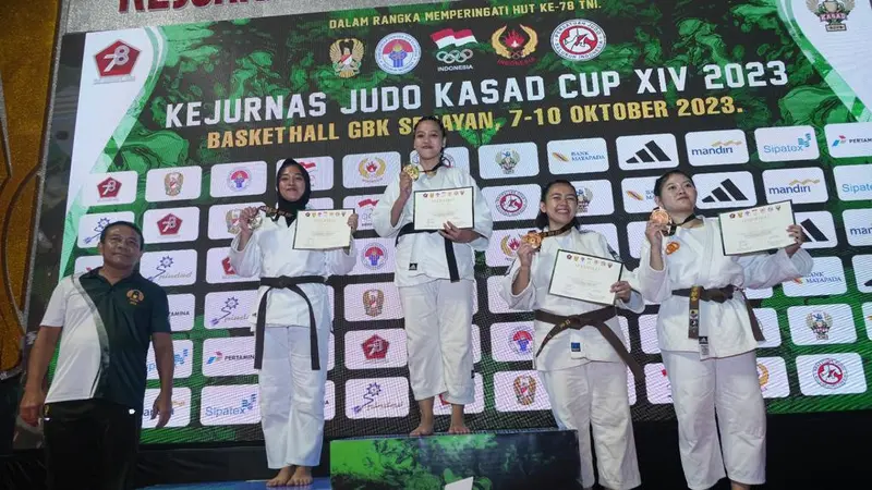 DKI Jakarta Rajai Kejurnas Judo Piala KASAD 2023