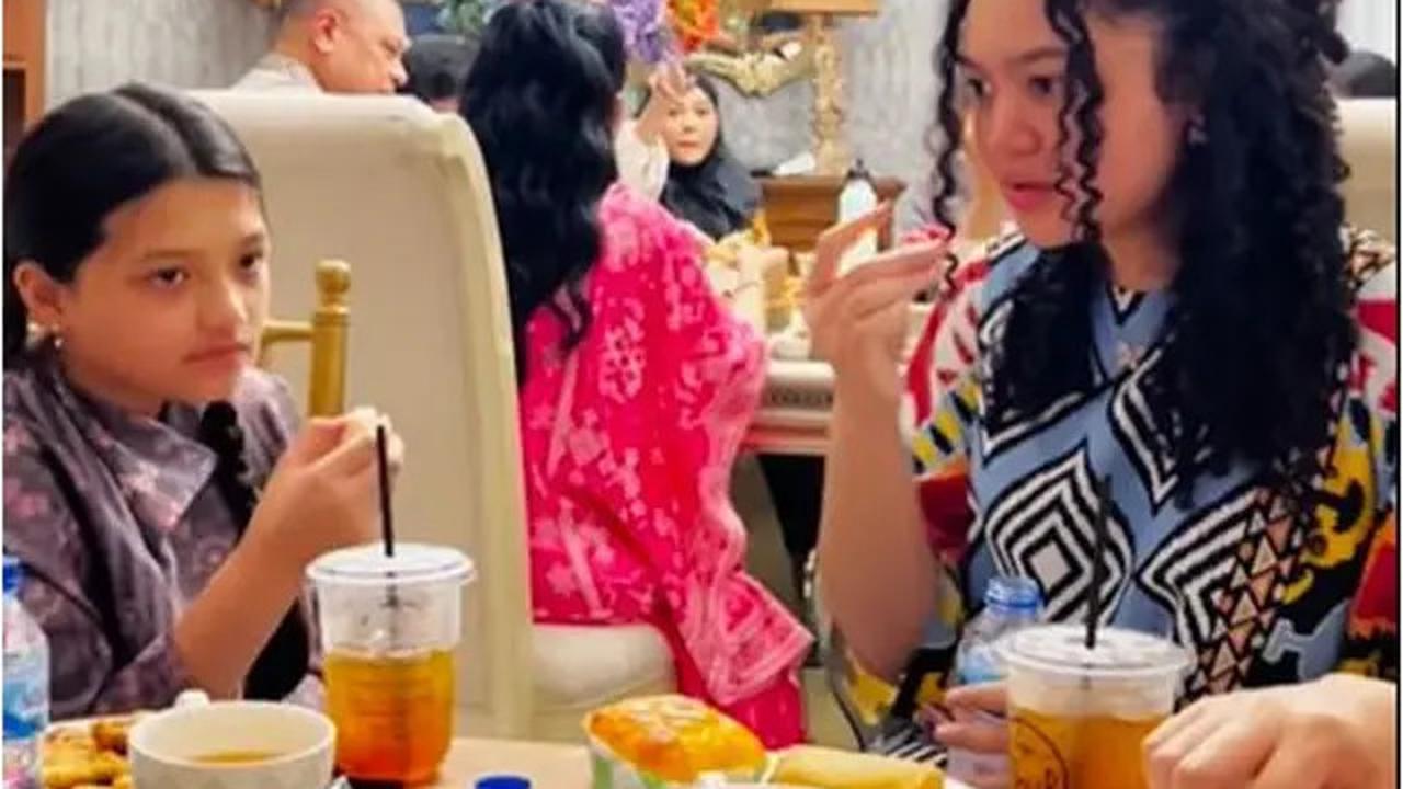 6 Potret Keakraban Amora Lemos dan Arsy saat Buka Puasa di Rumah Krisdayanti