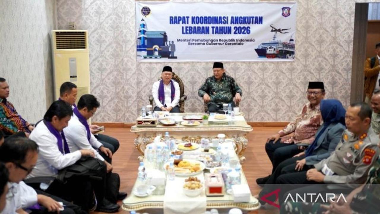 Menhub Dudy Soroti Lonjakan Pemudik Lebaran 2026 Gorontalo, Capai 340 Ribu Orang