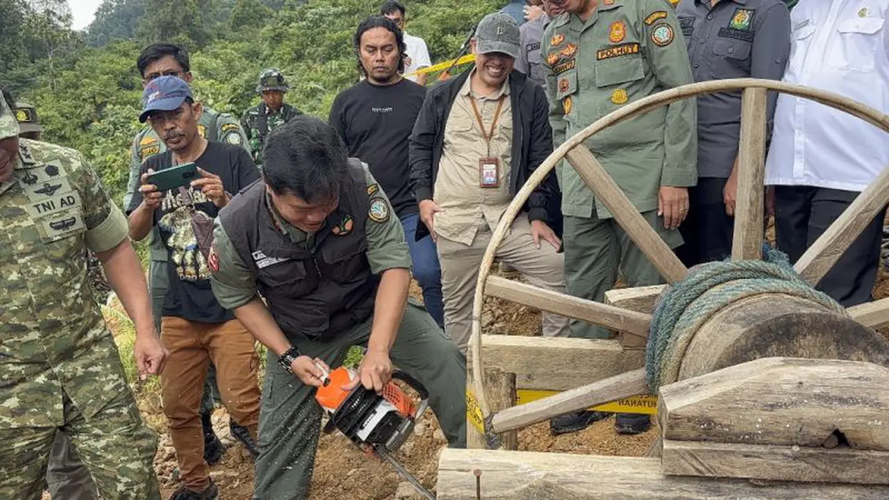Penertiban tambang emas ilegal di Taman Nasional Gunung Halimun Salak