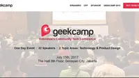 Gelaran Geekcamp 2017 siap digelar dalam waktu dekat 