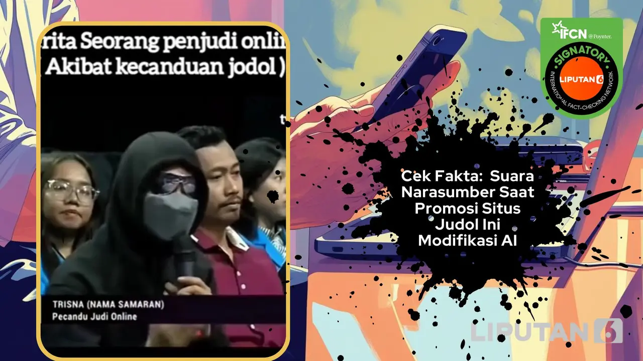 Cek fakta narasumber promosi situs judol di stasiun TV berita