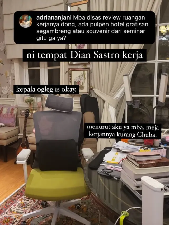 Sudut rumah Dian Sastrowardoyo