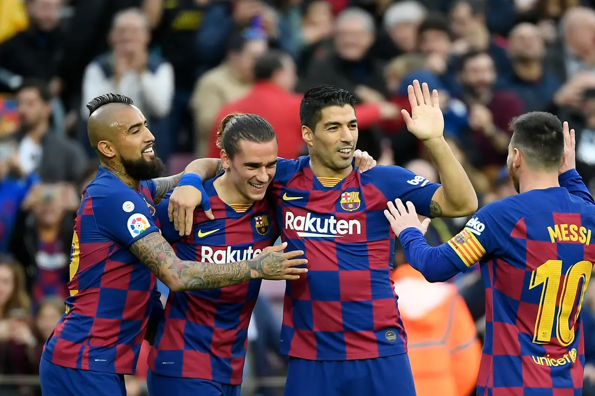 Penyerang Barcelona, Antoine Griezmann.