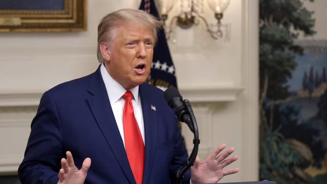 Presiden AS Donald Trump berbicara di Sidang Umum PBB ke-75. Ia menyalahkan China karena menyebar COVID-19.