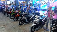 Suzuki rilis Address Playfull dan nex terbaru di Jakarta Fair 2017. (Septian/Liputan6.com)