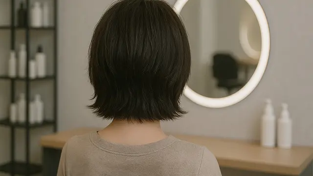 Model Rambut Sebahu Kekinian dari Belakang