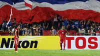 Timnas Thailand Vs Timnas Indonesia di leg kedua Final Piala AFF 2016 (Helmi Fitriansyah/Liputan6.com)