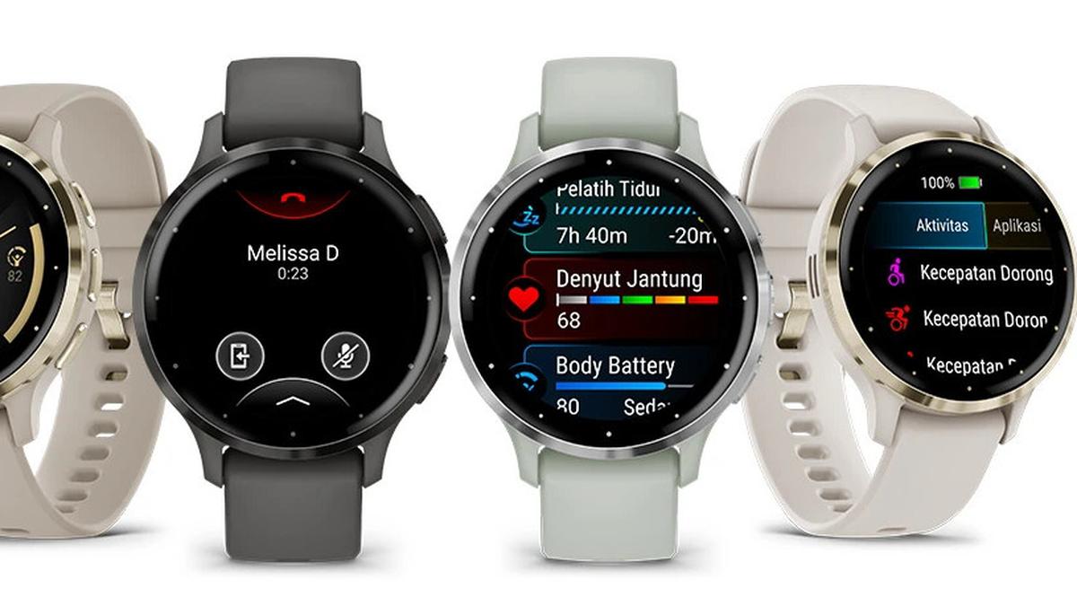 Harga Garmin Venu 3S, Smartwatch Premium dengan Pelacakan Kesehatan Terlengkap &amp; Baterai Tahan Lama
