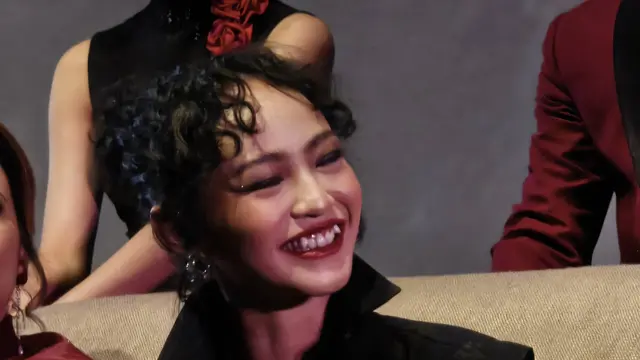Kawai Labiba di gala premiere Putri Jangan Gentayangan Lagi (credit: KapanLagi.com/Matias Purwanto)