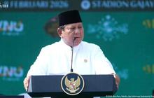 Hadiri Mujahadah Kubro NU, Prabowo Tekankan Pentingnya Kerukunan Pemimpin