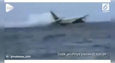Beredar di media sosial, cuplikan video Hoax yang menggambarkan detik-detik jatuhnya pesawat Lion Air.
