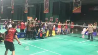 Gagal Tantang Liem Swie King, Kapolda Jateng Ladeni Liliyana Natsir