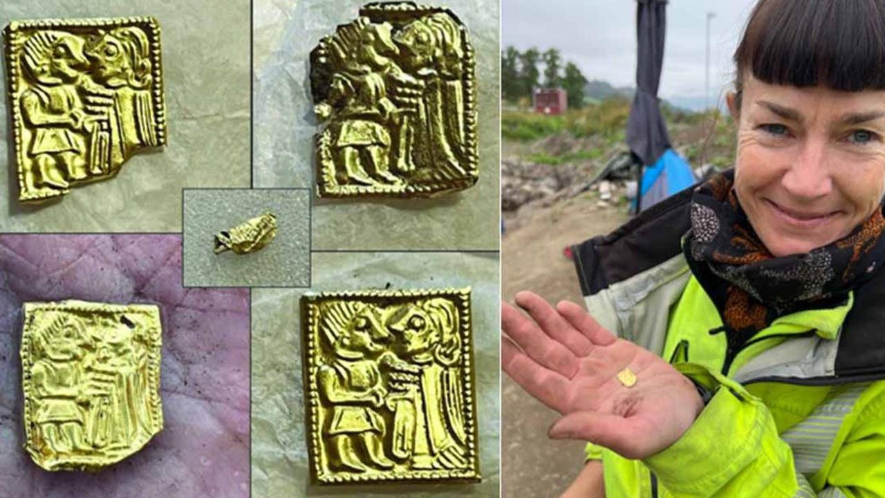 "Meskipun potongan-potongan emasnya sangat kecil, tetapi motifnya memiliki kekayaan detail yang mencolok," tulis Nicolai Eckhoff, arkeolog Universitas Oslo yang terlibat dalam penggalian tersebut, di Facebook.