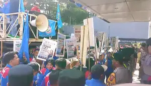 Buruh Sukabumi Geruduk BPJS Ketenagakerjaan, Soroti JHT