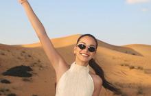Potret Alyssa Daguise Mantan Pacar Al Ghazali Pose di Gurun Pasir Dubai, Netizen 'Cantiknya Mahal Bikin Insecure