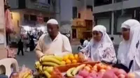 Pasar kaget Misfalah di Mekah banyak dikunjungi calon jemaah haji.