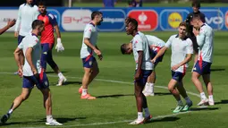 Spanyol akan menghadapi Prancis di semi-final Euro 2024 pada Rabu (10/7) dini hari WIB. (LLUIS GENE / AFP)