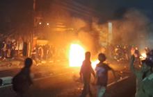 Kondisi Terkini Ricuh Demo Depan Polda DIY: Dua Mobil Dibakar, Massa Ditembakkan Gas Air Mata