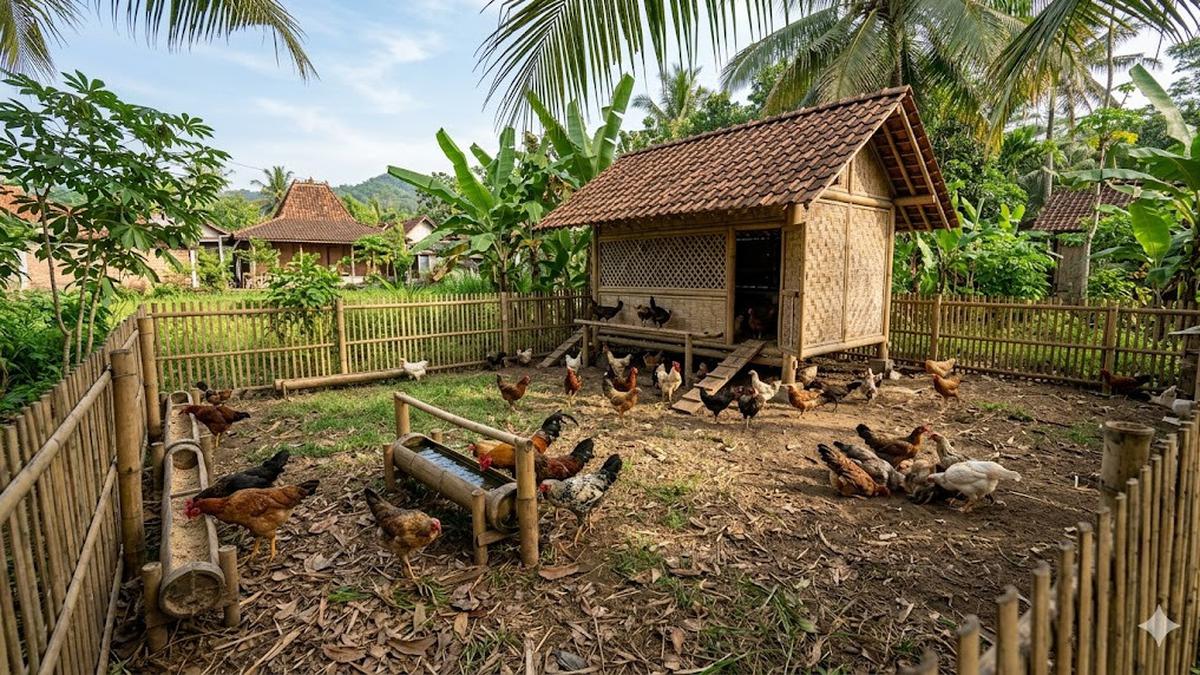 6 Desain Umbaran Ayam Ramah Lingkungan Tanpa Bau Menyengat di Sekitar Rumah, Hunian Nyaman dan Sehat