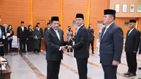 Mendagri Lantik Sejumlah Pejabat, Tegaskan Loyalitas Harus Sejalan dengan Prestasi