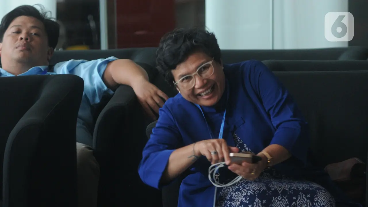 Pimpinan KPK Terpilih Lili Pintauli Siregar Datangi Gedung KPK