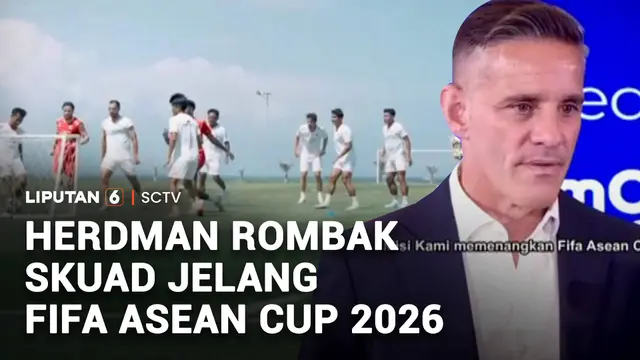 Herdman Rombak Skuad Jelang FIFA ASEAN Cup 2026