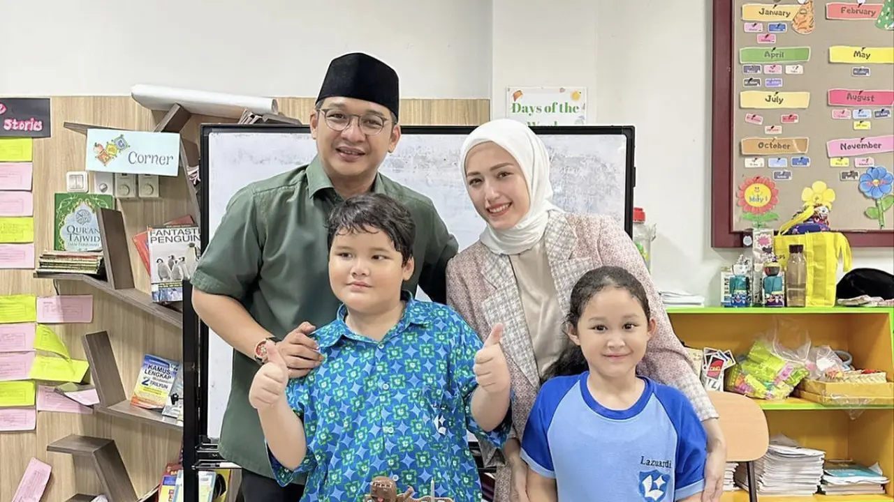 Potret Ulang Tahun Raja di sekolah bersama keluarga,sumber Instagram: @pashaugu_vm