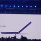 Galaxy Z Flip diungkap pada Unpacked 2020. (Liputan6.com/ Agustin Setyo Wardani)